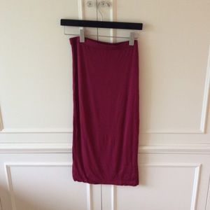 Leith red skirt size medium